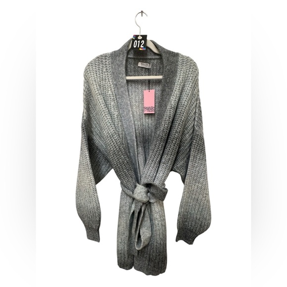 ✨ 12. NWT Smash + Tess Serena Wrap, Cardigan, Blue Grey Ombré XL/2XL - Picture 3 of 13
